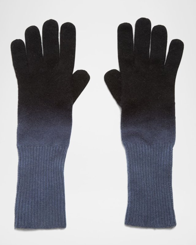 The Courchevel Cashmere-Blend Ombre Gloves